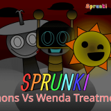 Sprunki But Wenda vs Simon Treatment
