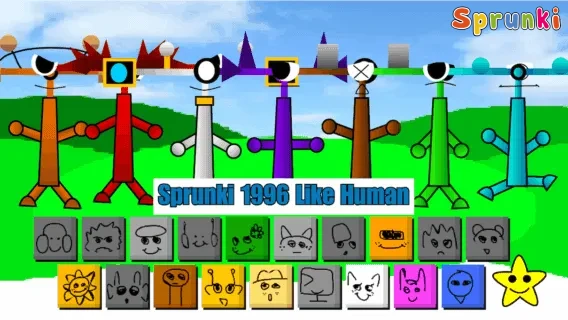 Sprunki 1996 Like Human