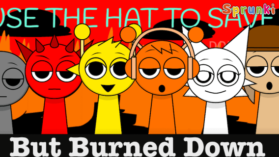 Sprunki But Burned Down Mod