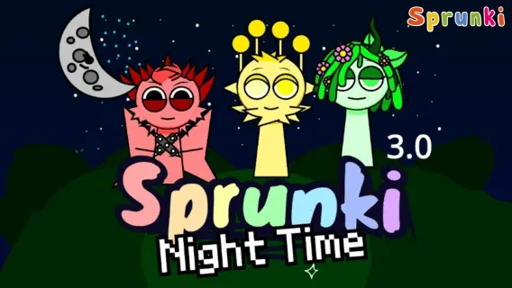 Sprunki Night Time 3.0