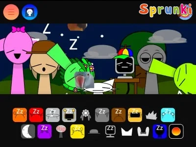 Sprunki Nightly but kiwi ruined it