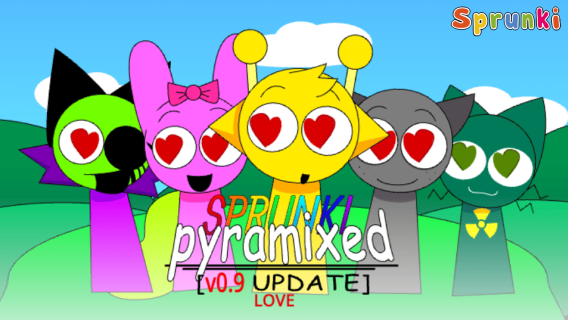 Sprunki Pyramix 0.9 Love Edition