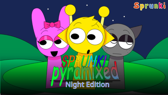 Sprunki Pyramixed: Night Edition