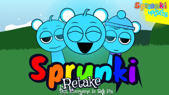 Sprunki Retake But Everyone Sky