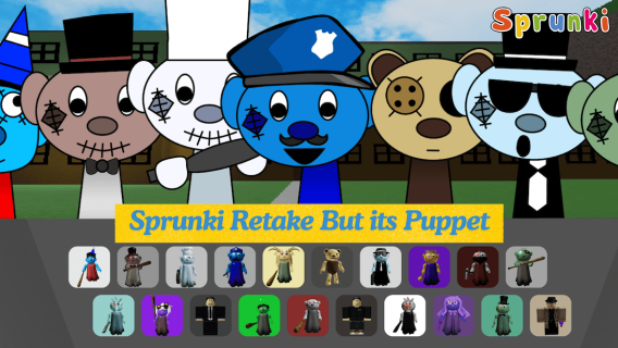 Sprunki Retake But its Puppet